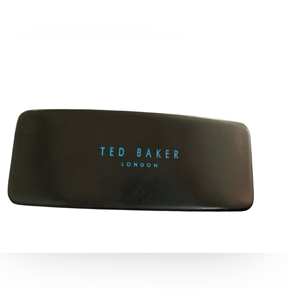 Ted Baker London Eyeglasses Case Hard Shell Black Blue Unisex‎ Case Only